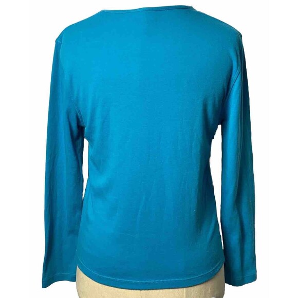 Mccc Sportswear Women Snowman Top Long Sleeves Size S - Picture 2 of 4